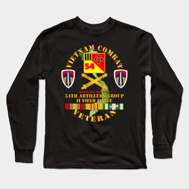 Vietnam Combat Vet - 54th Artillery Group - II Field Force w VN SVC Long Sleeve T-Shirt by twix123844